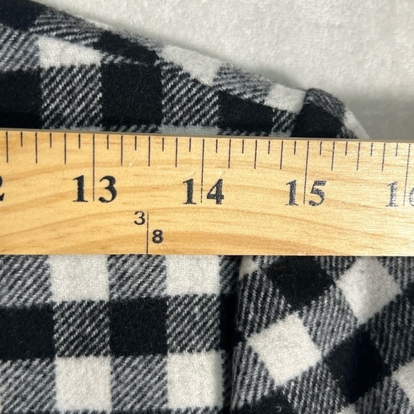 J Crew Size 8 Wool Blackwatch Tartan Gingham Brass Button Large Check Blazer EUc - Picture 7 of 14